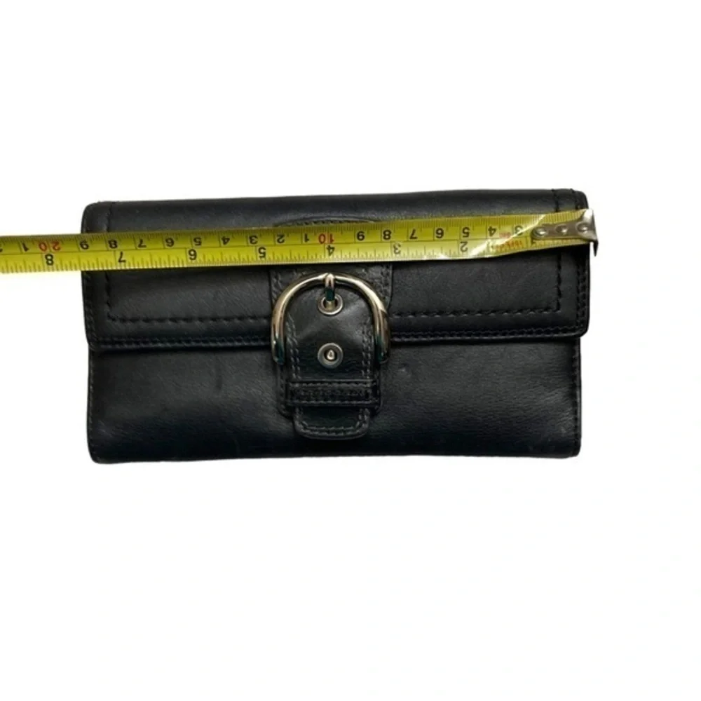 Coach black leather soho buckle wallet - Picture 2 of 8